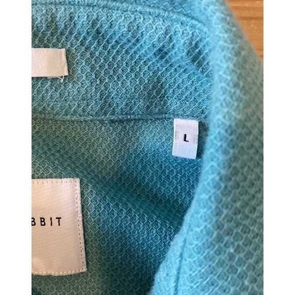 Rare Rabbit Button Down Shirt Size Large Men’s Turquoise - Picture 4 of 9